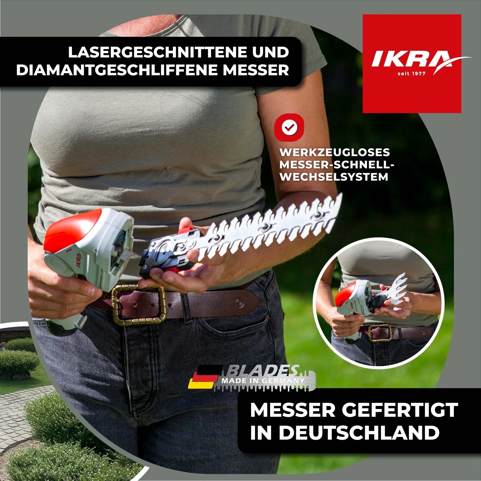 Akku Gras- und Strauchschere IGBS 1210