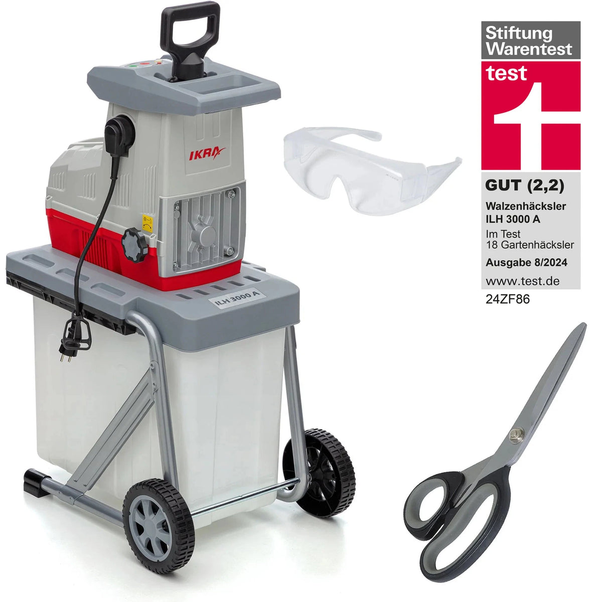Elektro Leisewalzenhäcksler ILH 3000 A