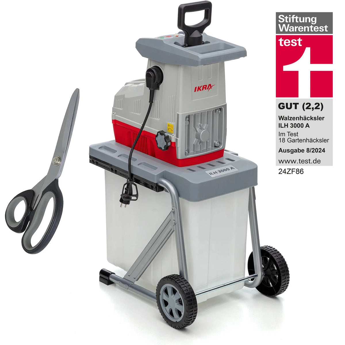 Elektro Leisewalzenhäcksler ILH 3000 A