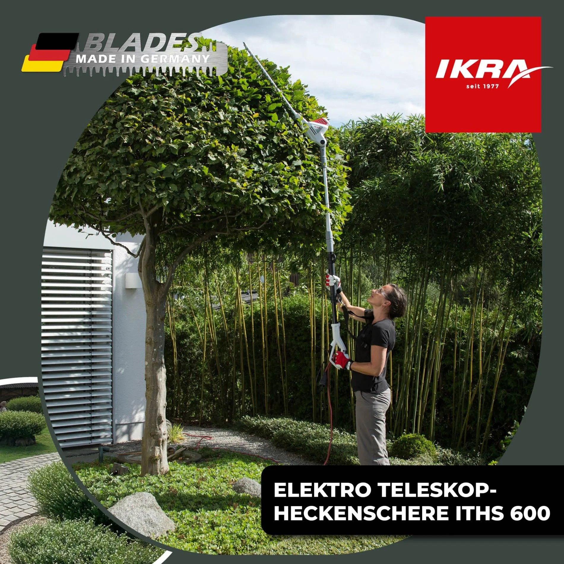 Elektro Teleskop-Heckenschere ITHS 600