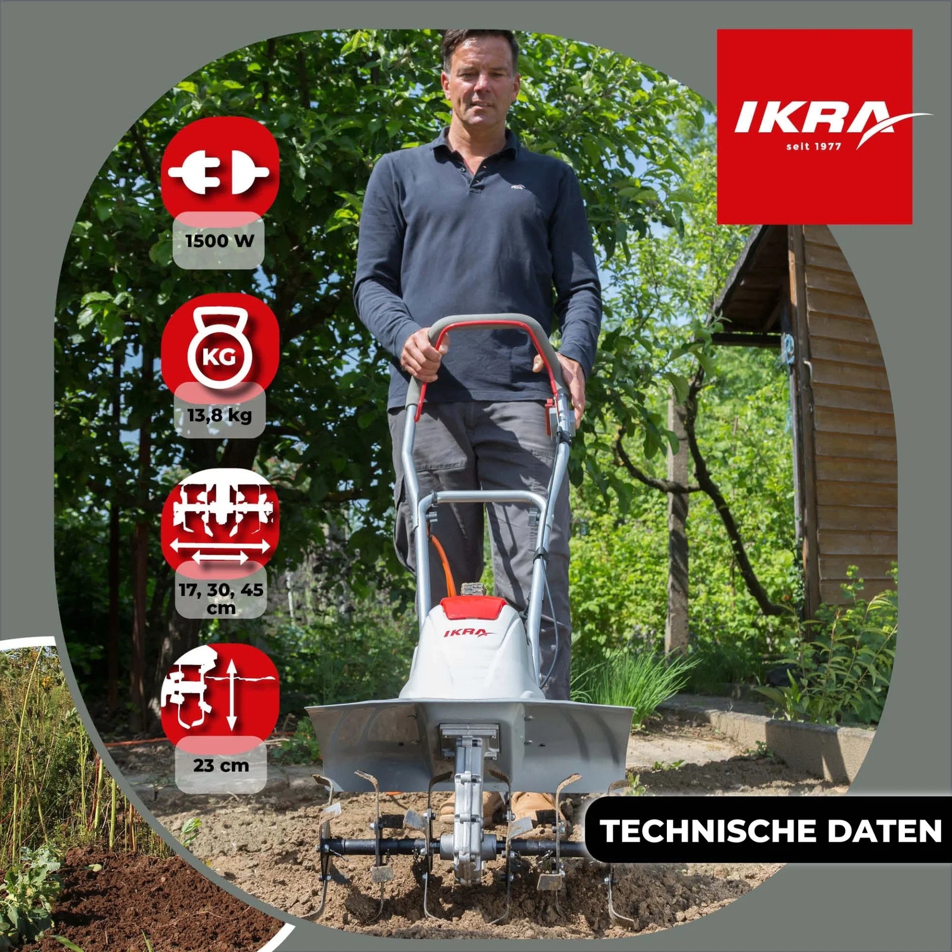Elektro Bodenhacke FEM 1500