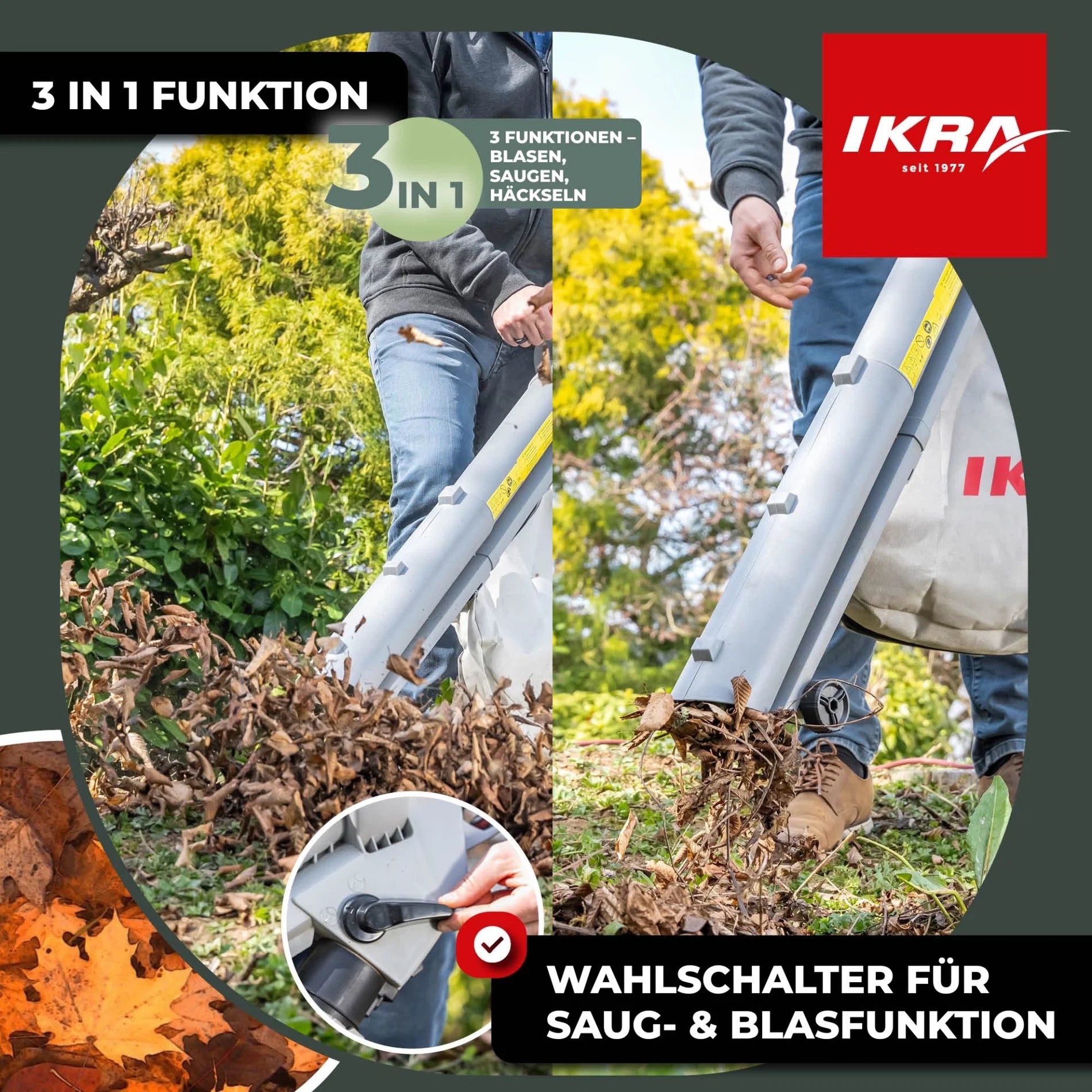 Elektro Laubbläser und -sauger IBV 3000