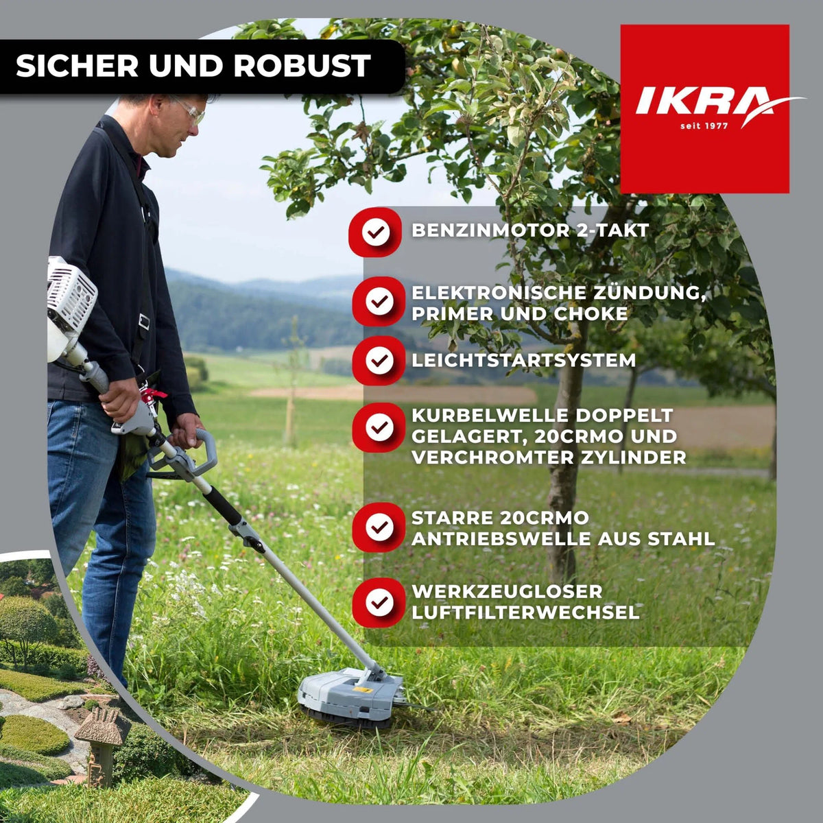 Benzin Multitool IBKH 33-1