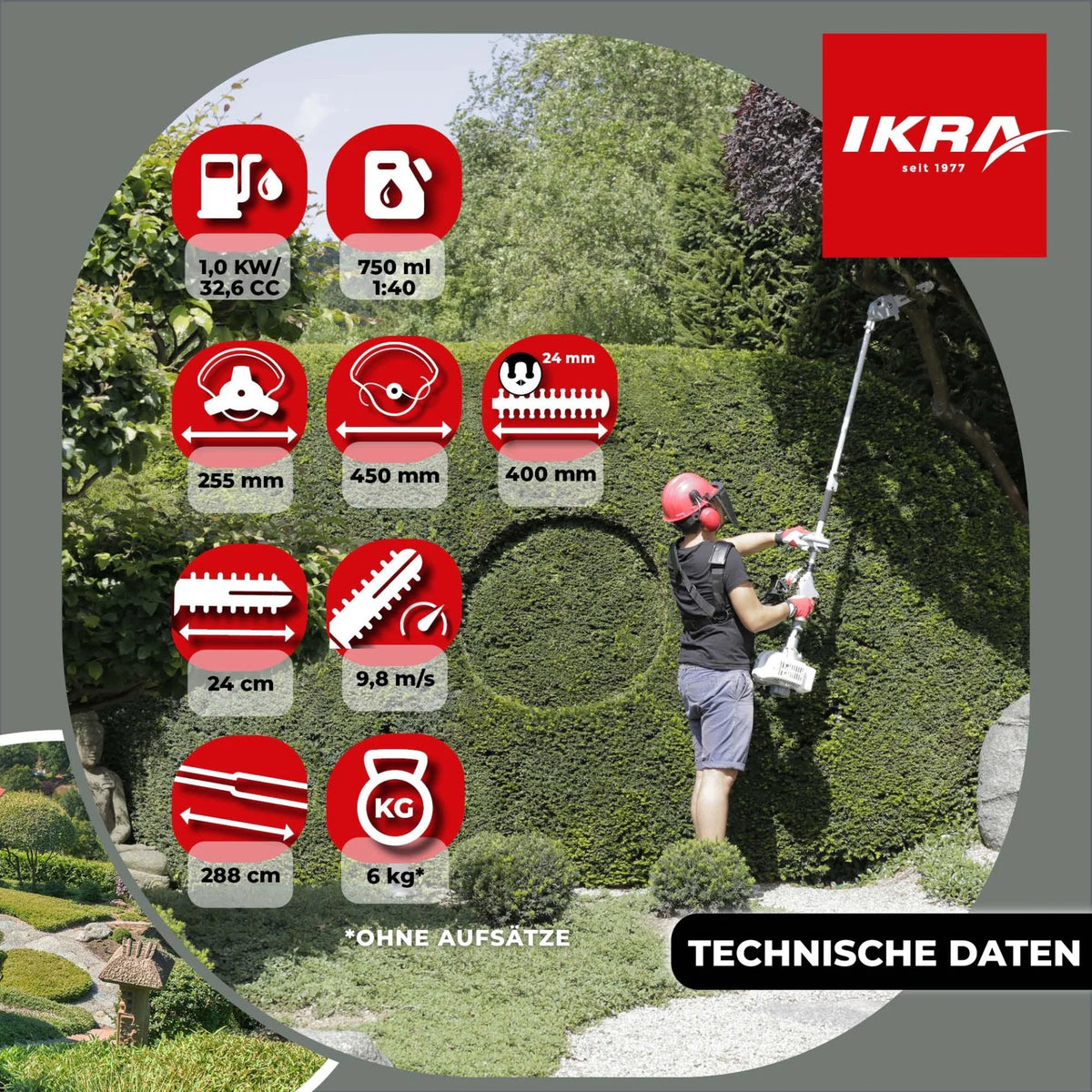 Benzin Multitool IBKH 33-1