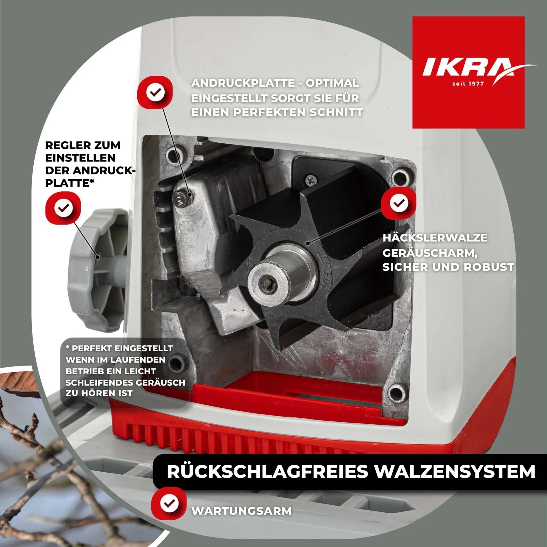 Elektro Leisewalzenhäcksler ILWH 3000