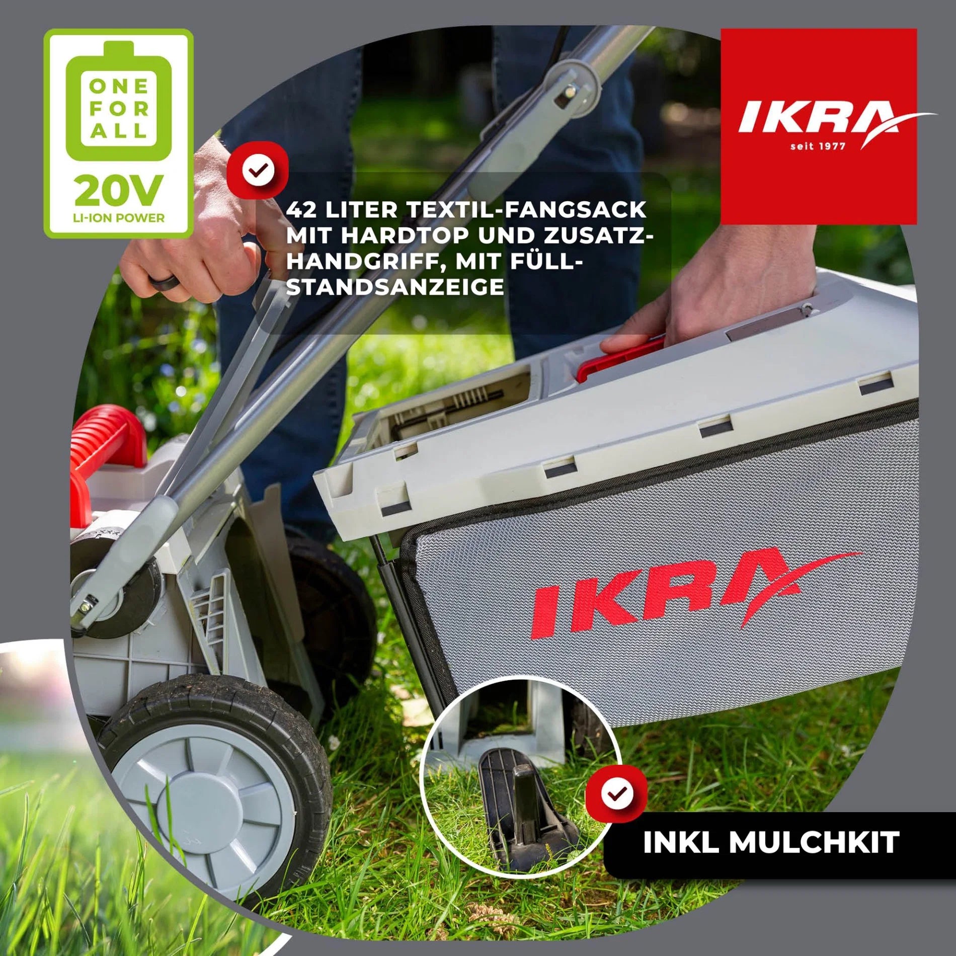 Akku Rasenmäher ICM 2033