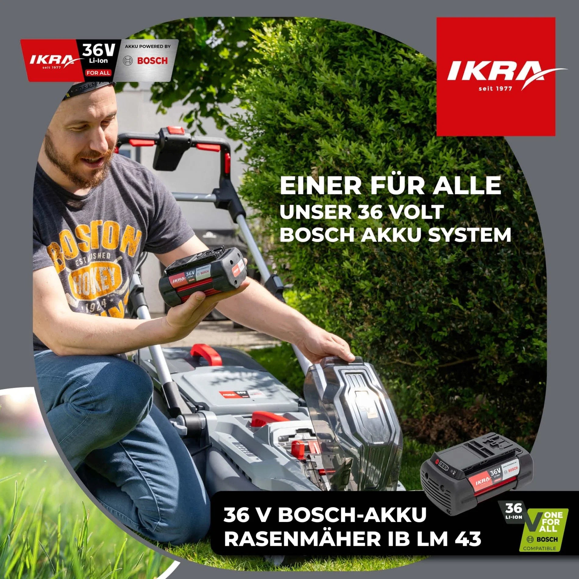 Akku Rasenmäher IB-LM 43