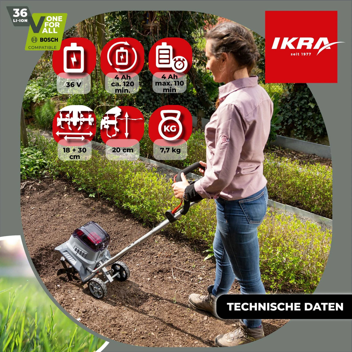 Akku Bodenhacke IB-TC 36