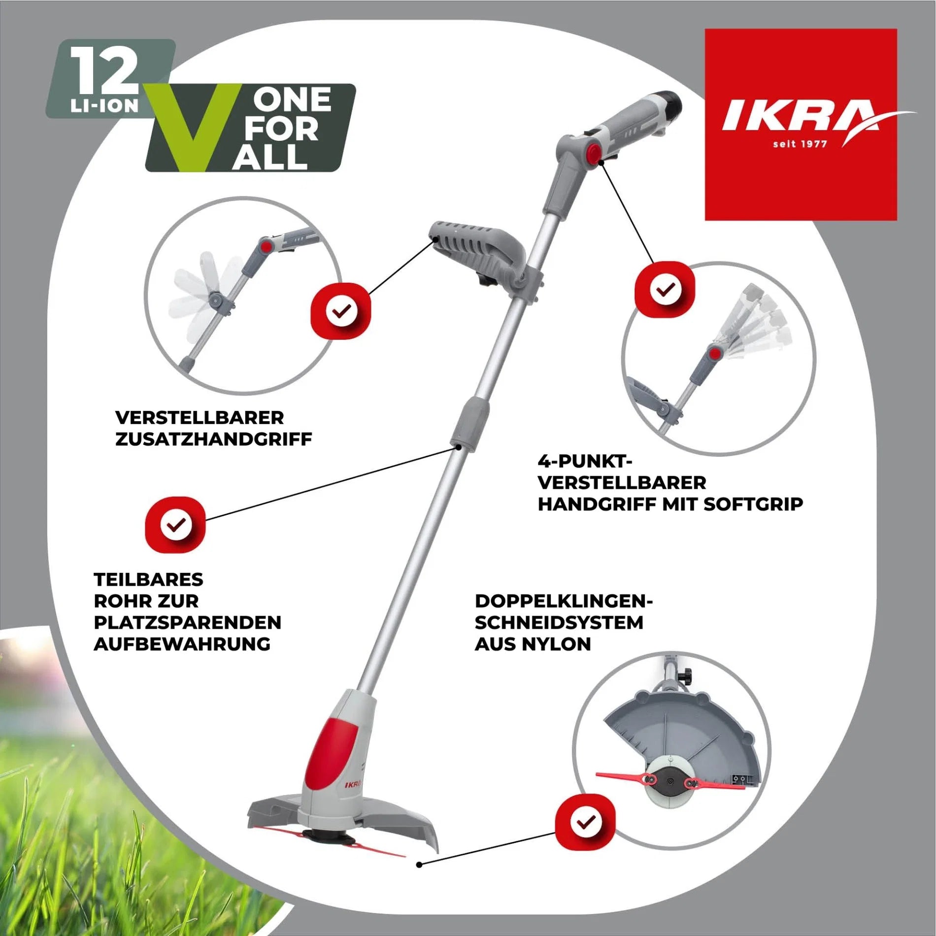 Akku Rasentrimmer IART 1224
