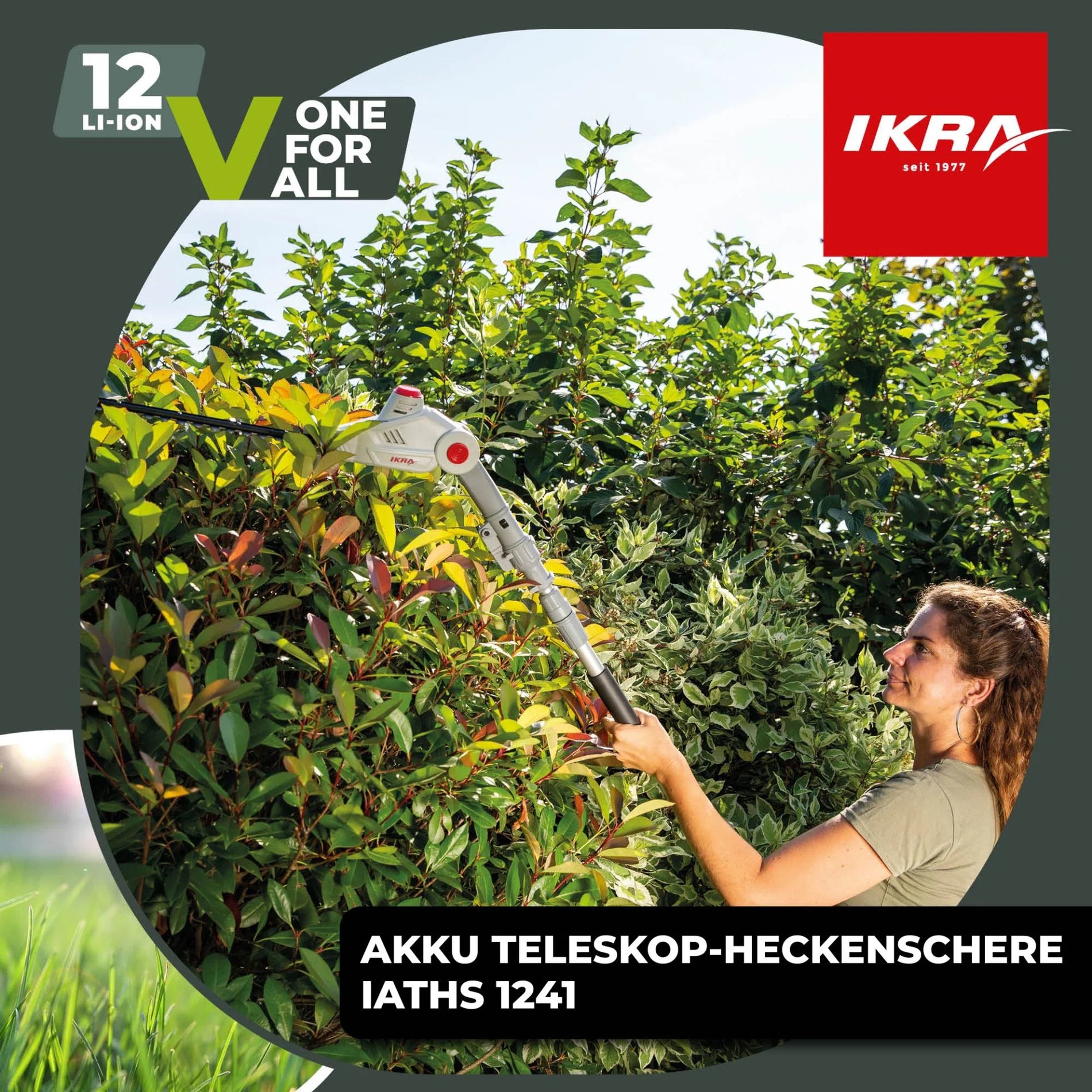 Akku Teleskop-Heckenschere IATHS 1241