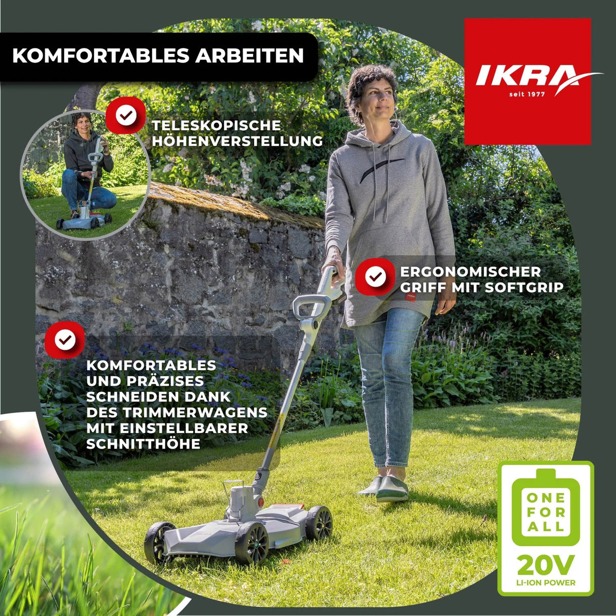 Akku Rasentrimmer IART 2030 F