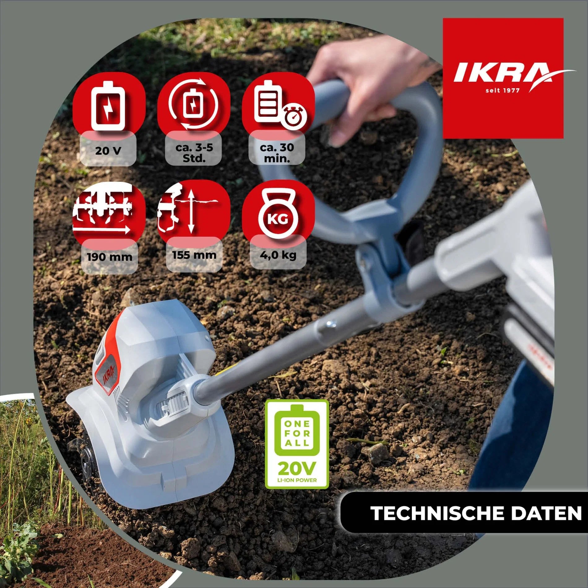 Akku Bodenhacke IAMH 20