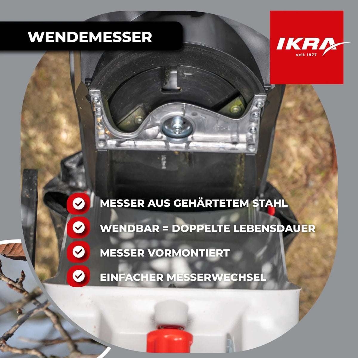 Elektro Messerhäcksler IMH 2800