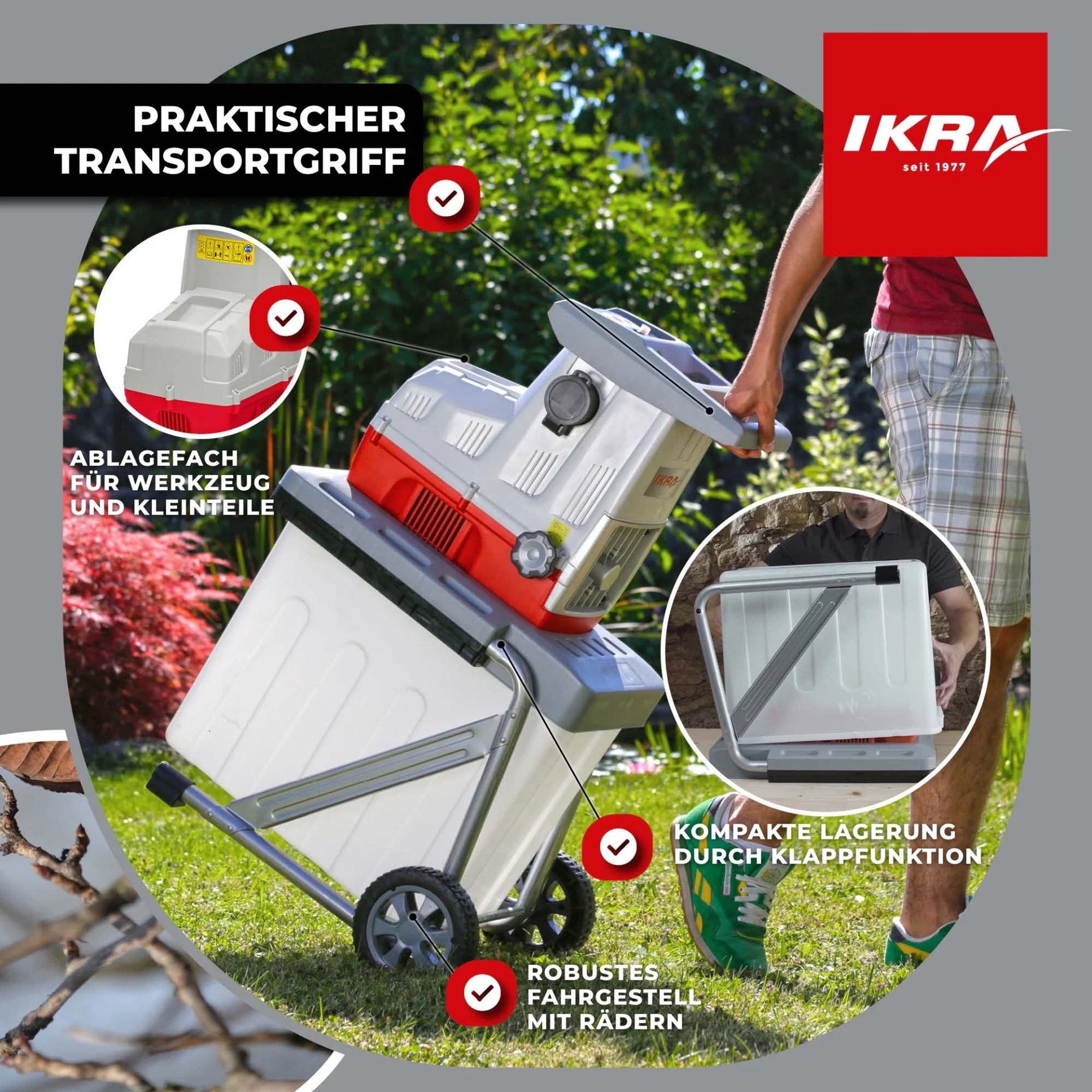 Elektro Leisewalzenhäcksler ILH 3200 A