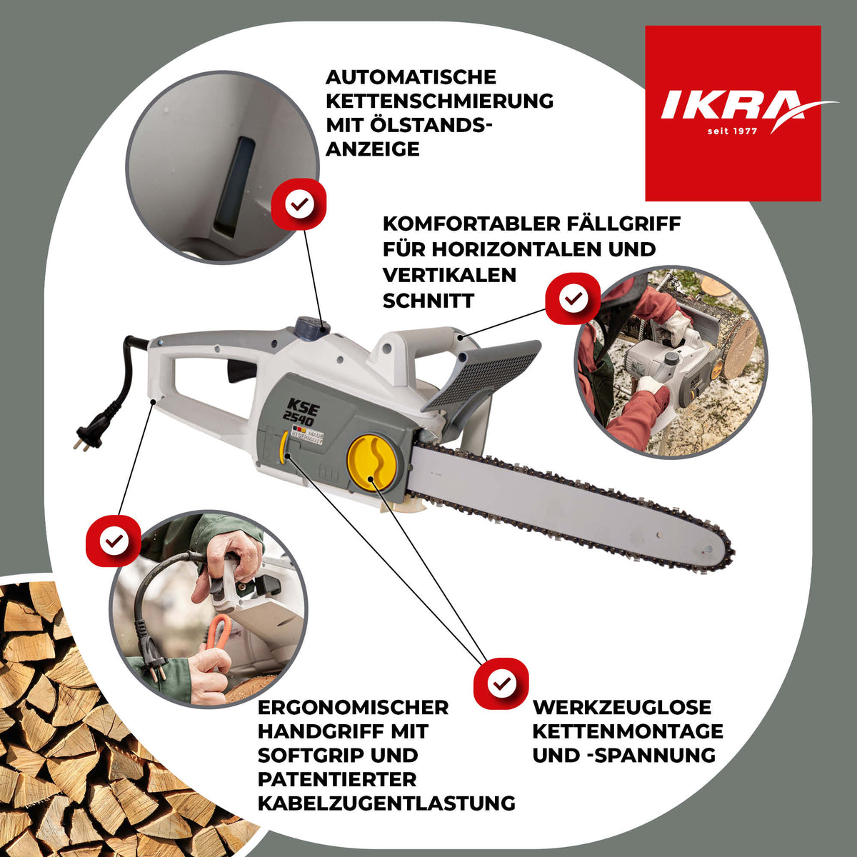 Elektro Kettensäge KSE 2540