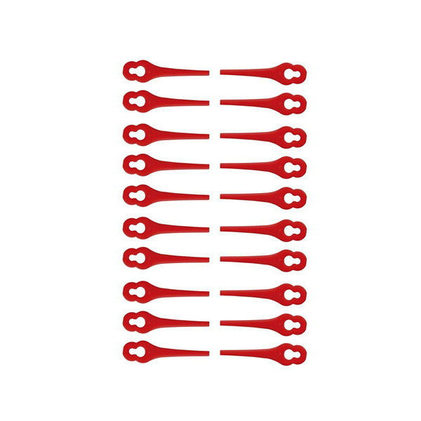 20er Set Nylon-Ersatzmesser für IKRA Akku-Rasentrimmer