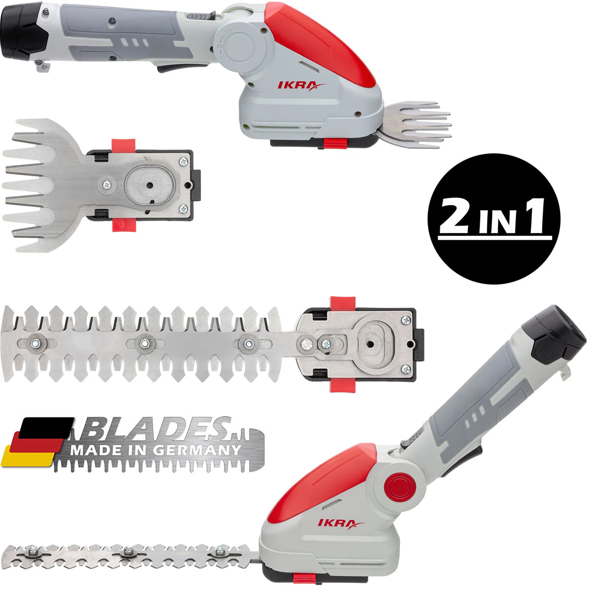 Akku Gras- und Strauchschere IGBS 1210