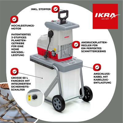 Elektro Leisewalzenhäcksler ILH 2800
