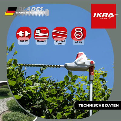 Elektro Teleskop-Heckenschere ITHS 600