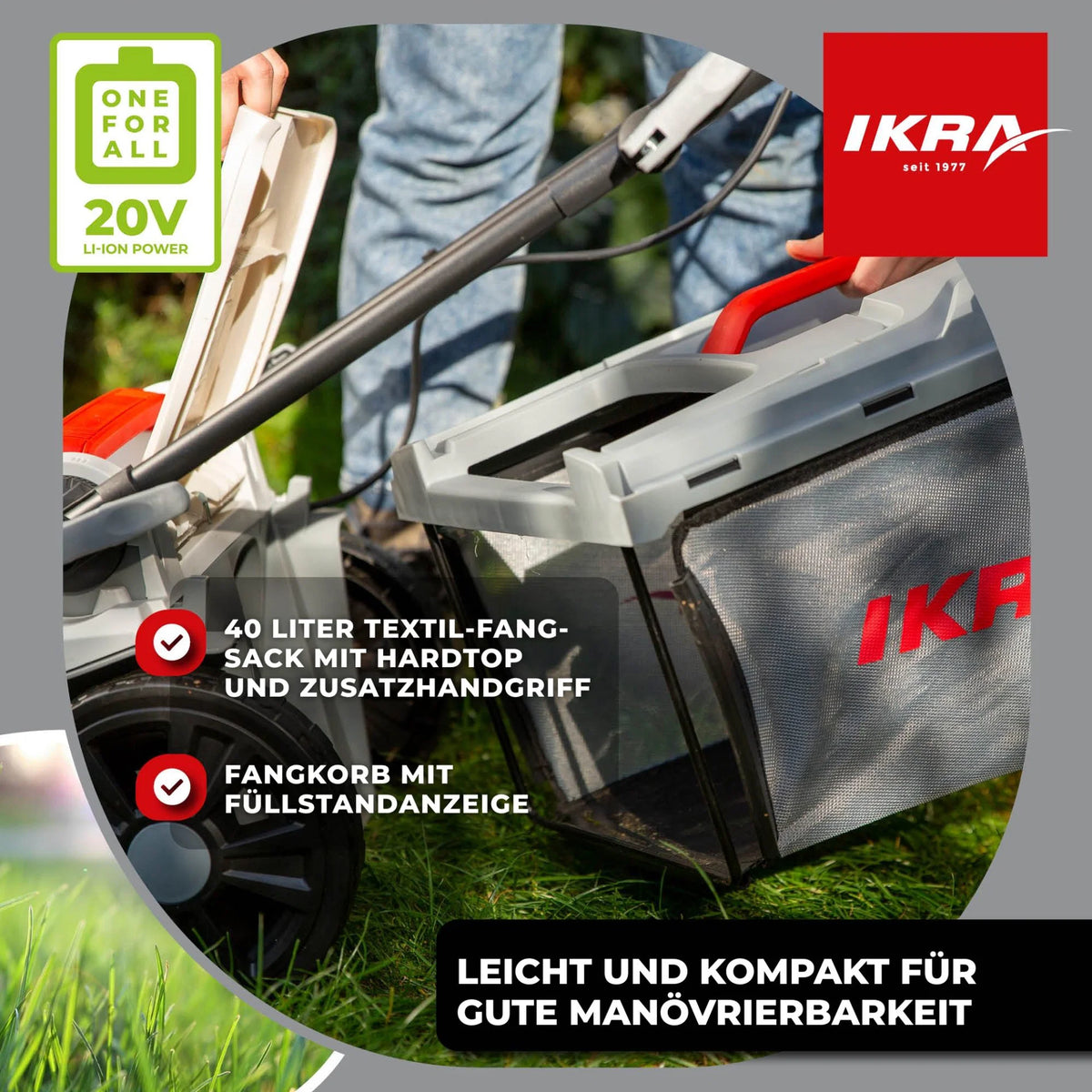Akku Rasenmäher ICM 2/2037