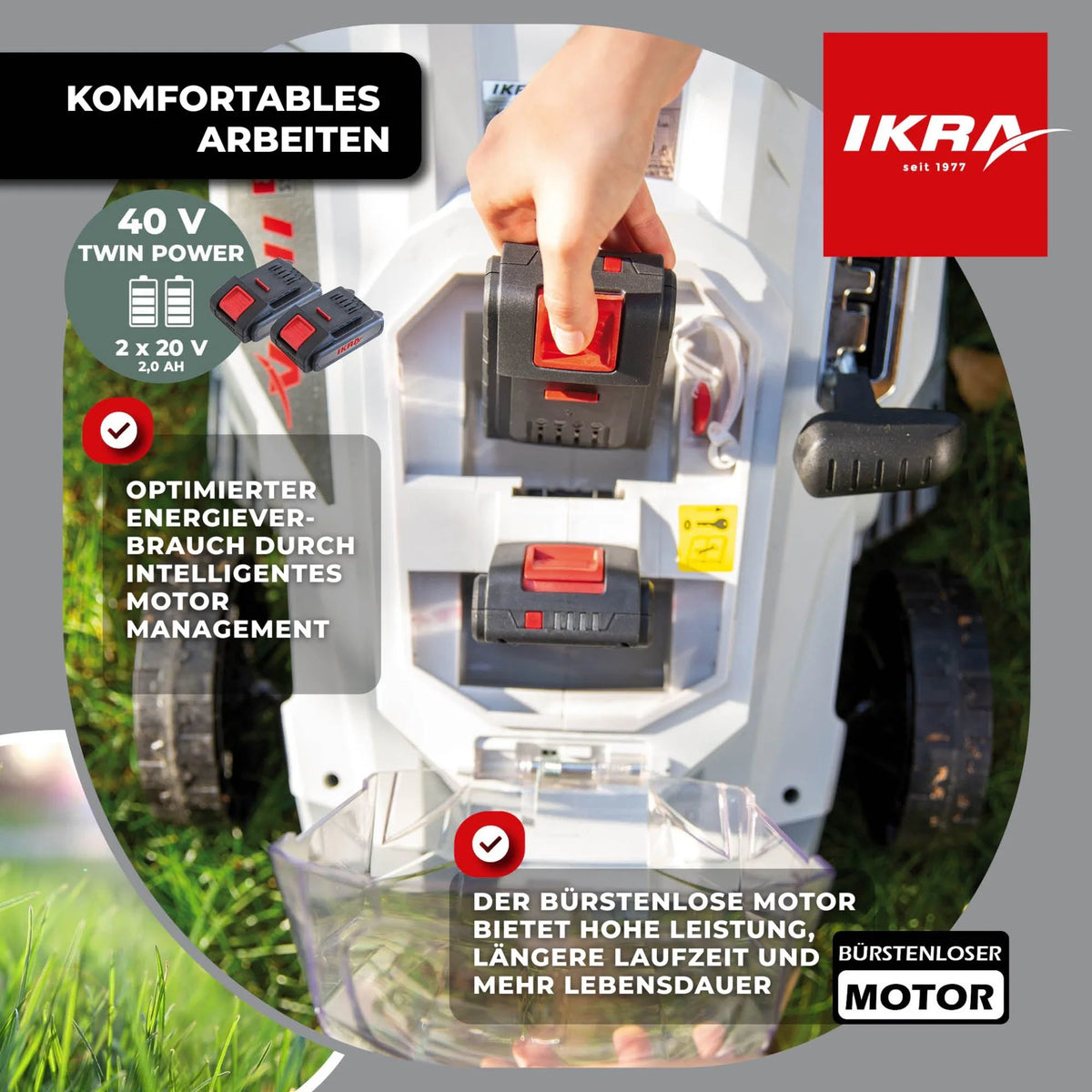 Akku Rasenmäher ICM 2/2037