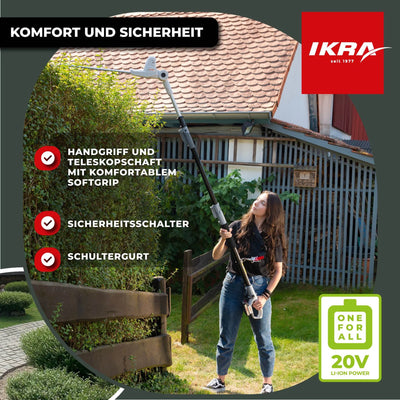 Akku Teleskop-Heckenschere ICPH 2040