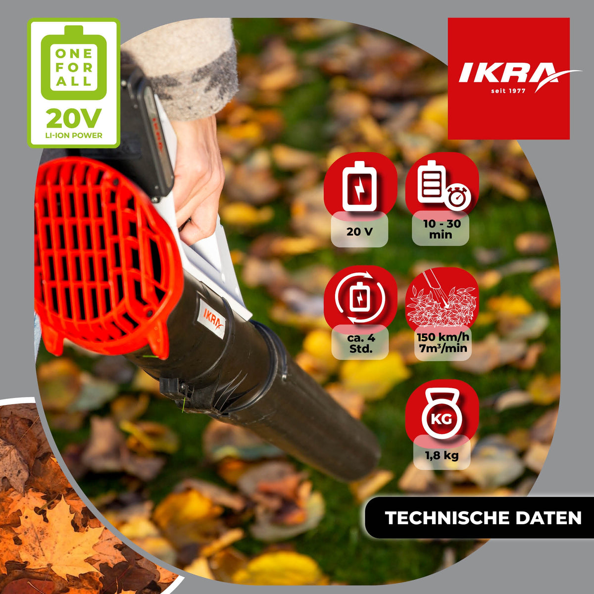 Akku Laubbläser ICB 20