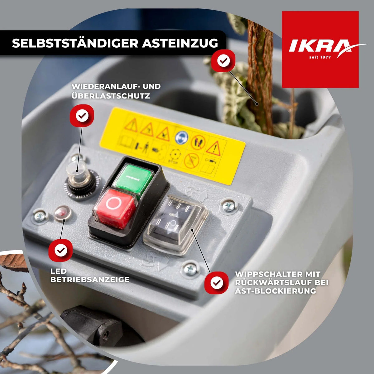 Elektro Leisewalzenhäcksler ILWH 3000