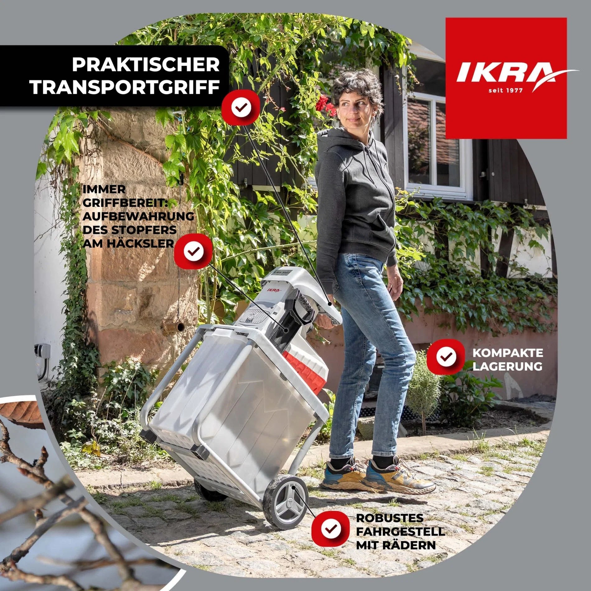 Elektro Leisewalzenhäcksler ILWH 3000