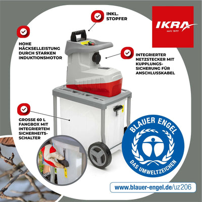 Elektro Leisewalzenhäcksler ILWH 3000