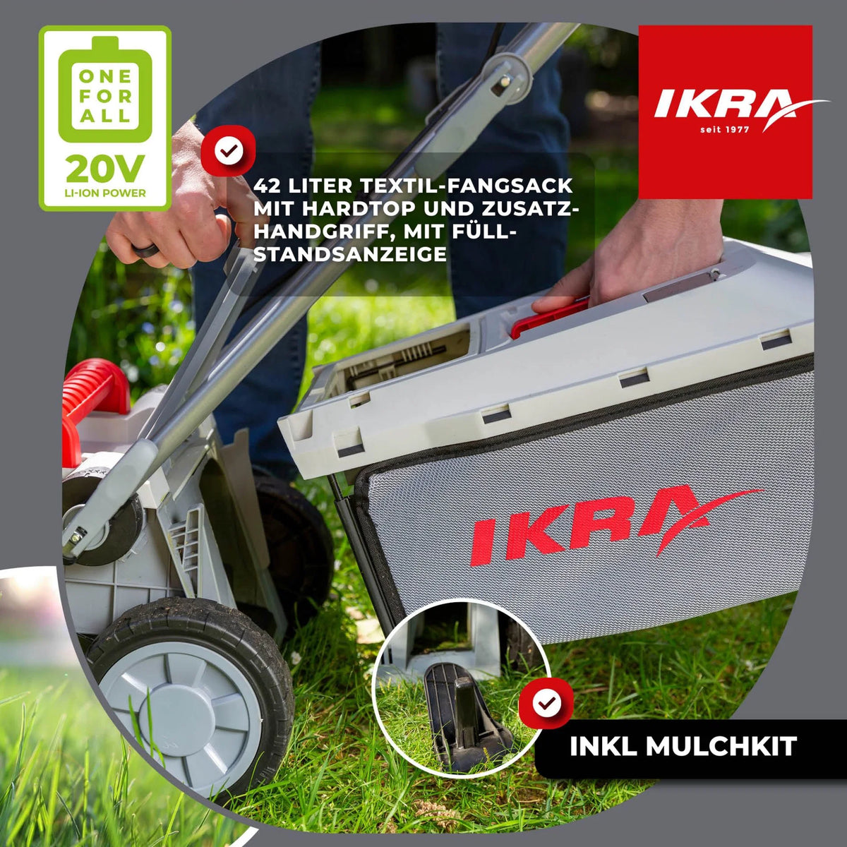 Akku Rasenmäher ICM 2033