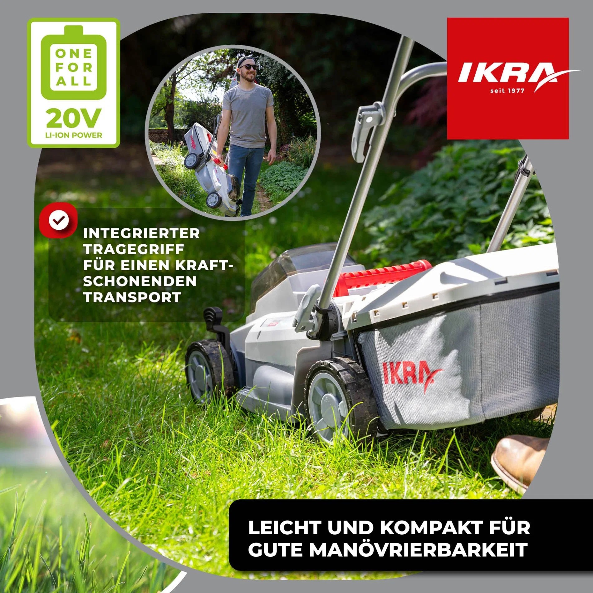 Akku Rasenmäher ICM 2033