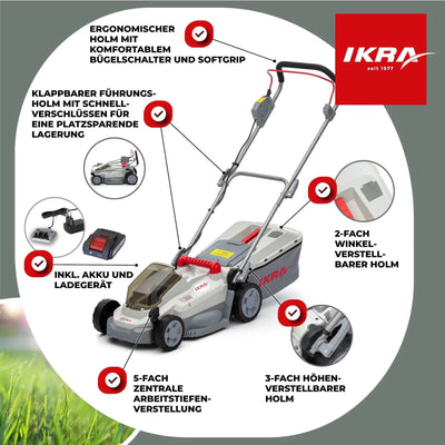 Akku Rasenmäher ICM 2033