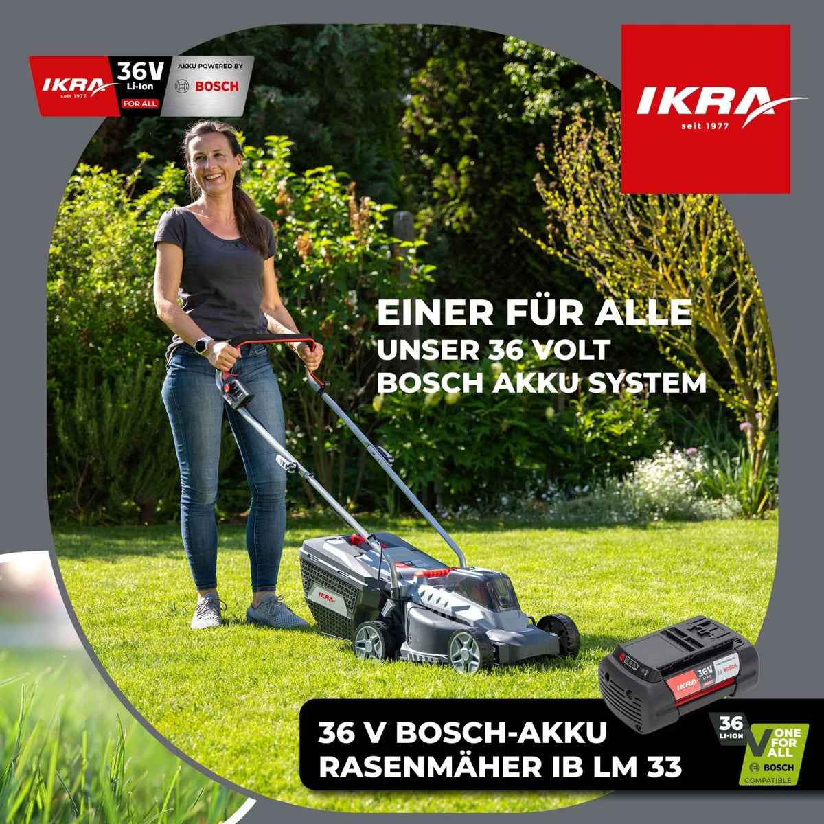 Akku Rasenmäher IB-LM 33