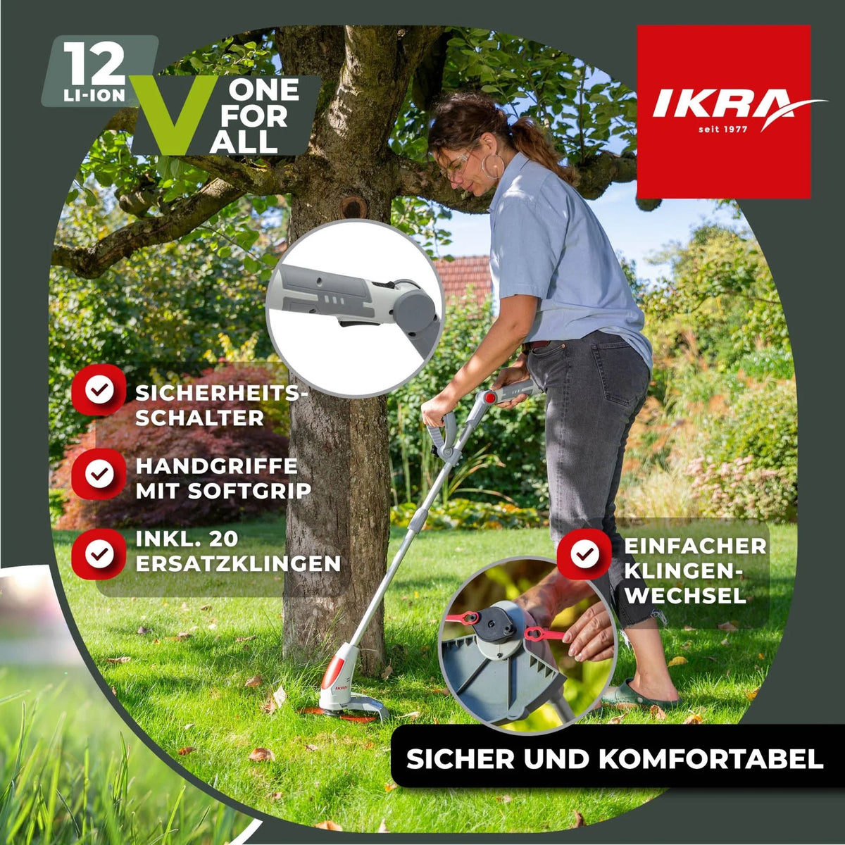 Akku Rasentrimmer IART 1224