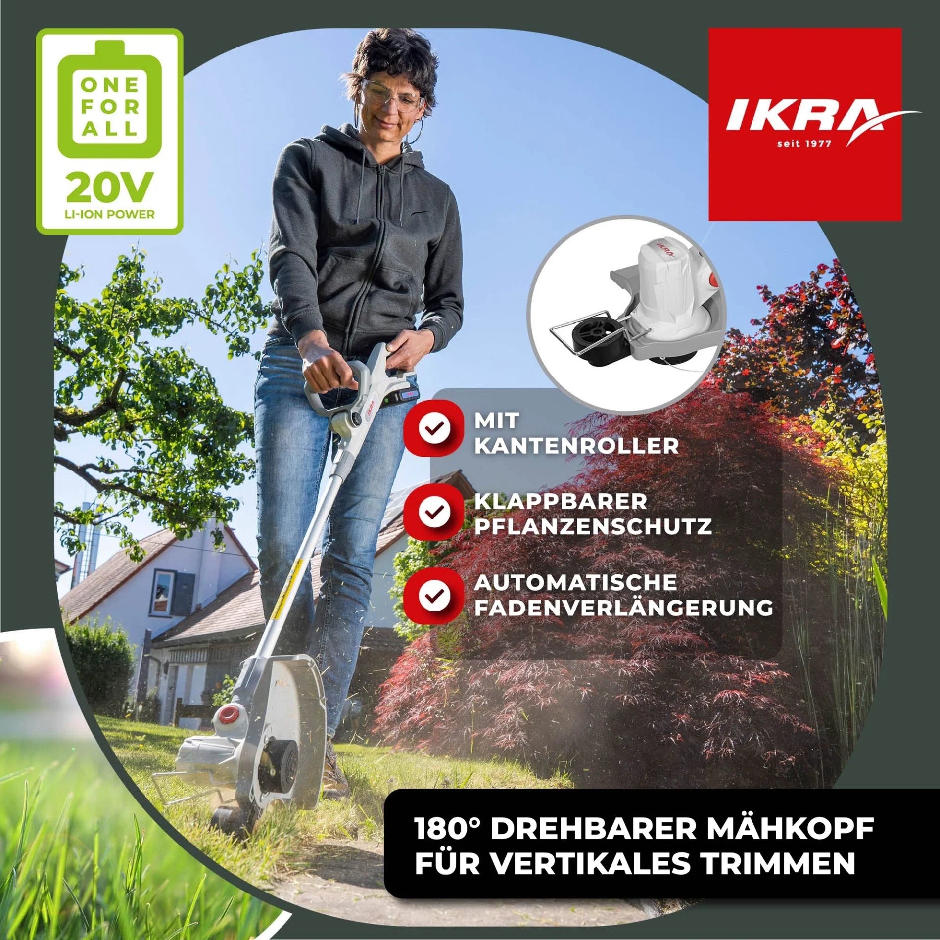 Akku Rasentrimmer IART 2030 F