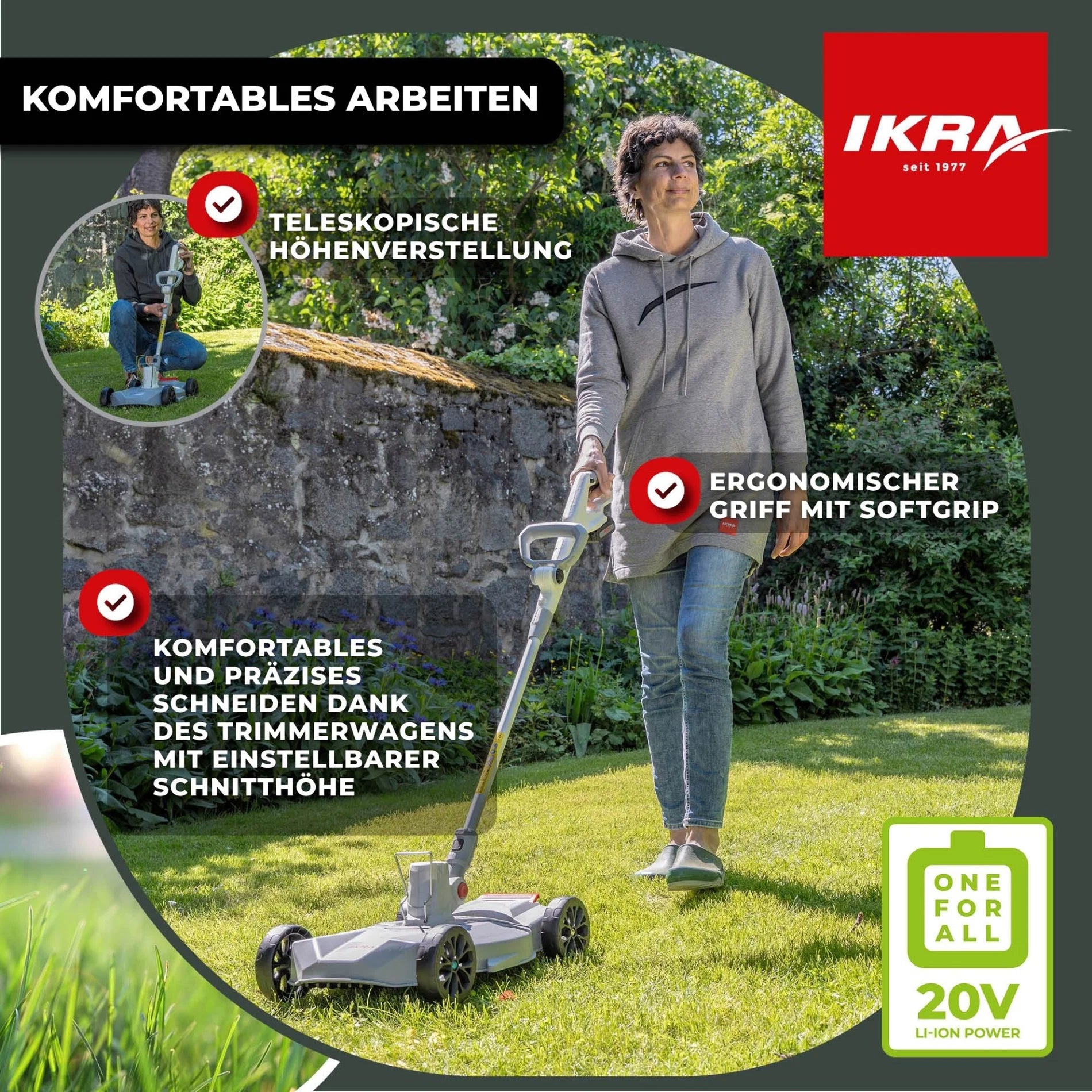 Akku Rasentrimmer IART 2030 F