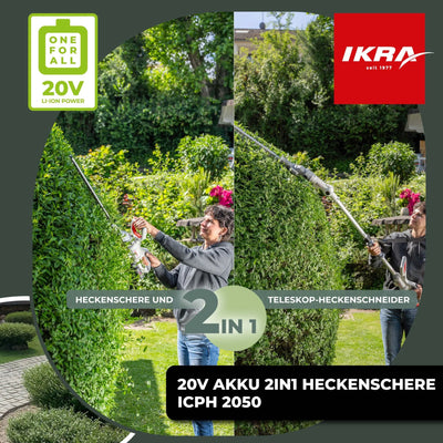 Akku Teleskop-Heckenschere ICPH 2050