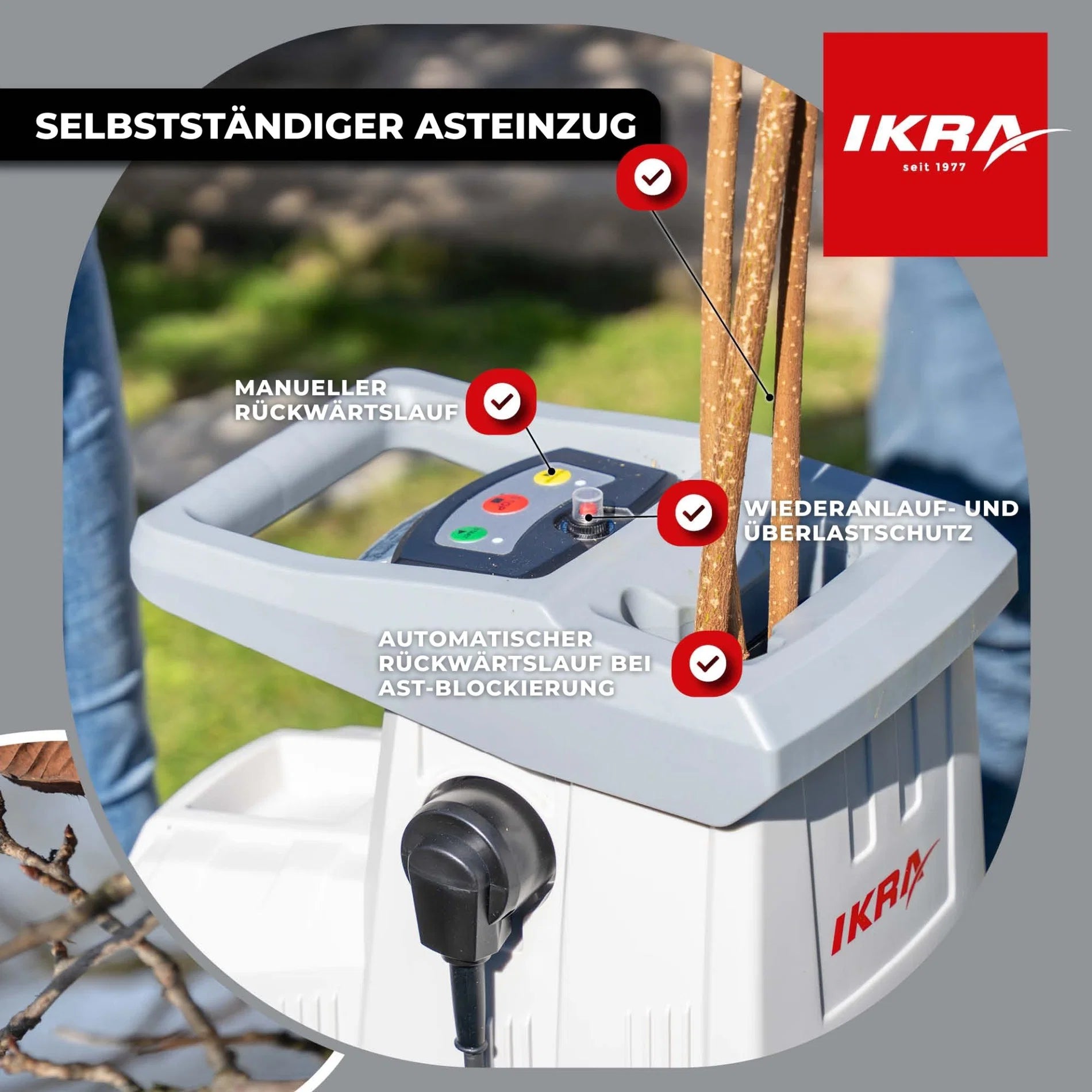Elektro Leisewalzenhäcksler ILH 3000 S
