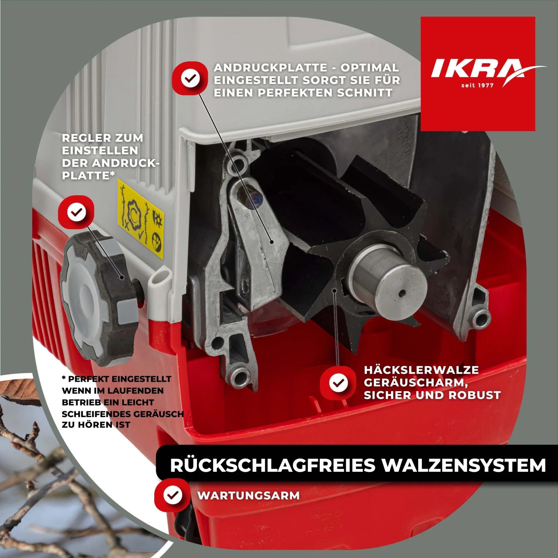 Elektro Leisewalzenhäcksler ILH 3000 S
