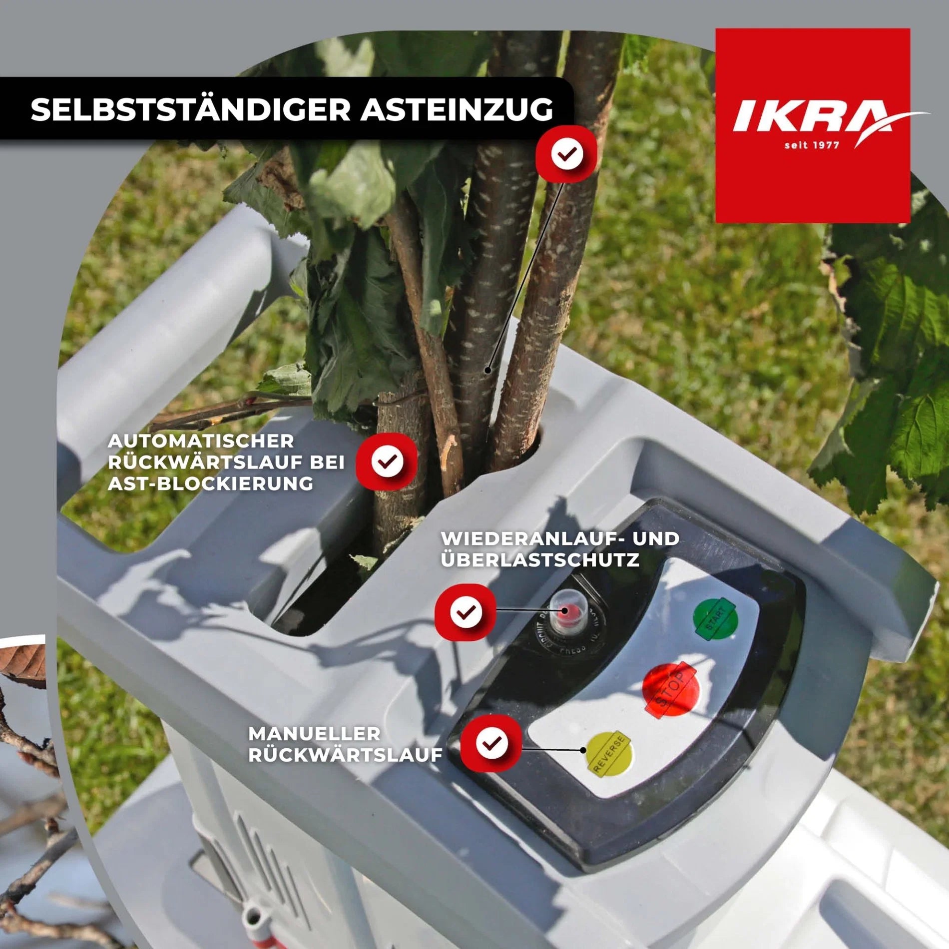 Elektro Leisewalzenhäcksler ILH 3200 A