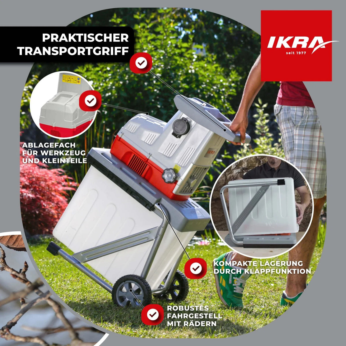 Elektro Leisewalzenhäcksler ILH 3200 A