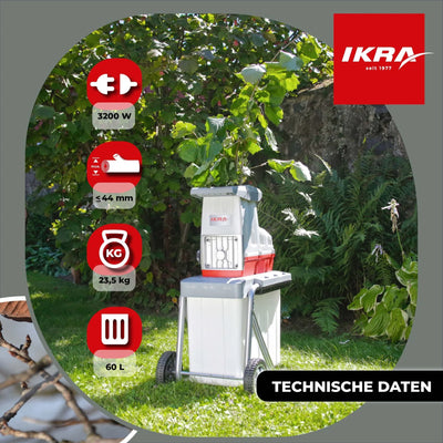 Elektro Leisewalzenhäcksler ILH 3200 A