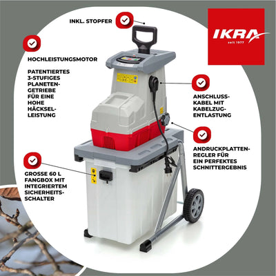 Elektro Leisewalzenhäcksler ILH 3200 A